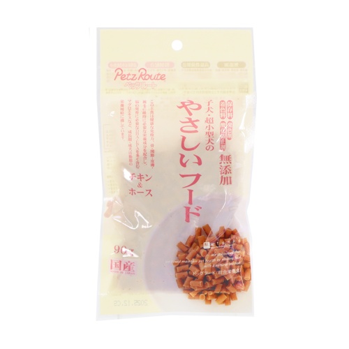 子犬・超小型犬用やさしいフード　チキン＆ホース90g