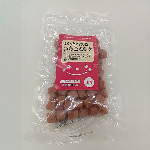 ロングライフ　ふるっとダイスＤＥいちごミルク　１００ｇ
