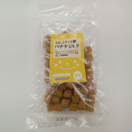 ロングライフ　ふるっとダイスＤＥバナナミルク　１００ｇ