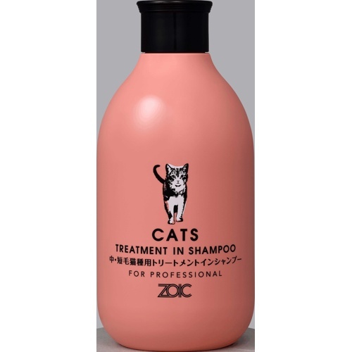 ゾイック　Ｎ　キャッツ　トリートメントインシャンプー　ショート（中・短毛猫種用）　３００ｍｌ