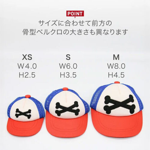 カスタムファンキャップ　ＸＳ　トリコロール