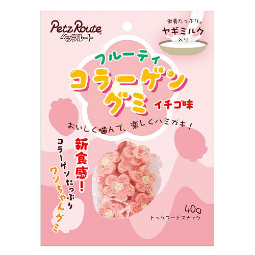 フルーティコラーゲングミイチゴ味40g