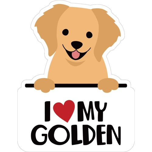 ステッカーパックＬアイラブゴールデン