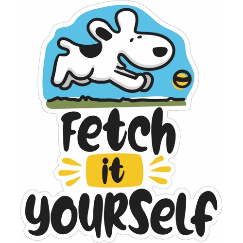 ステッカーパックＬフェッチイットユアセルフ