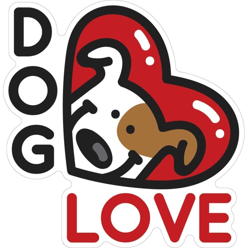 ステッカーパックＬドッグラブ