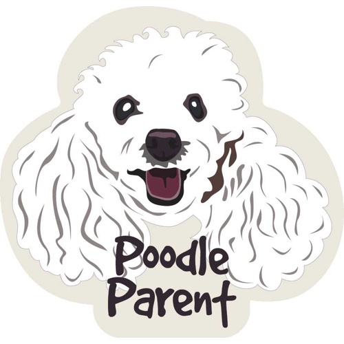 ステッカーパック　Ｓ　プードルペアレント