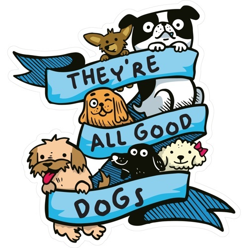ステッカーパック　Ｌ　オールグッドドッグ