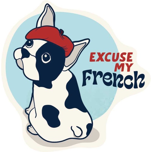 ステッカーパック　Ｓ　エクスキューズマイフレンチドッグ