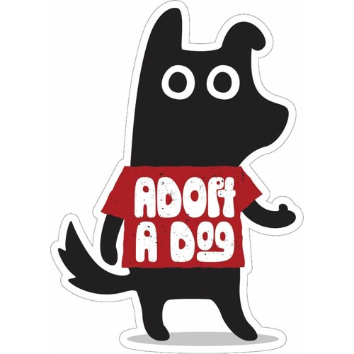ステッカーパック　Ｓ　アダプトアドッグ