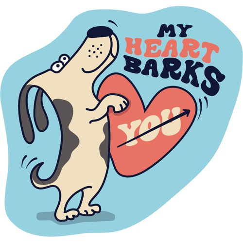 ステッカーパック　Ｓ　マイハートバークス