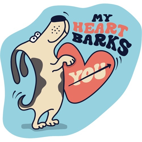 ステッカーパック　Ｓ　マイハートバークス