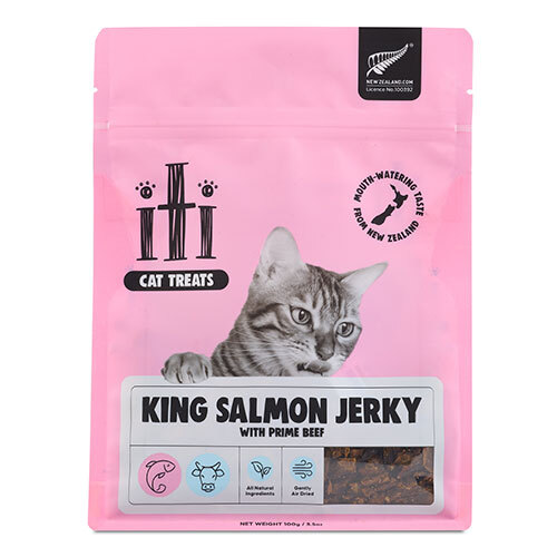 イティ　キャットトリーツ　サーモン＆ビーフ　ビューティーケア　１００ｇ