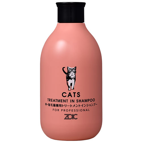ゾイック　Ｎ　キャッツ　トリートメントインシャンプー　ショート（中・短毛猫種用）　３００ｍｌ
