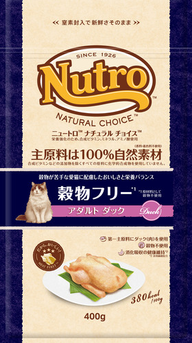 ニュートロナチュラルチョイス　穀物フリー猫用　アダルトダック　400g