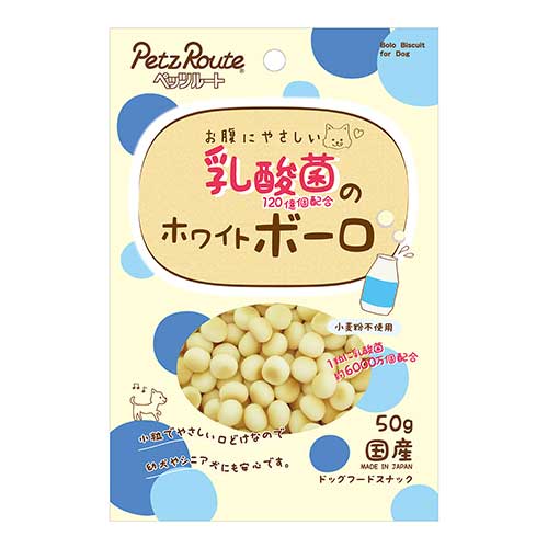 PETZ 乳酸菌120億個配合のﾎﾜｲﾄﾎﾞｰﾛ 50g