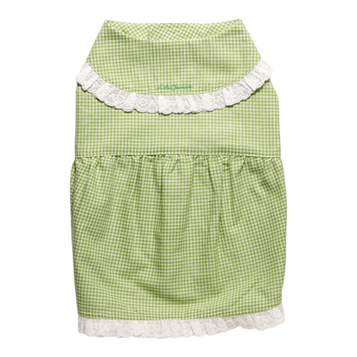 チェック柄ワンピース　グリーン　Ｍ