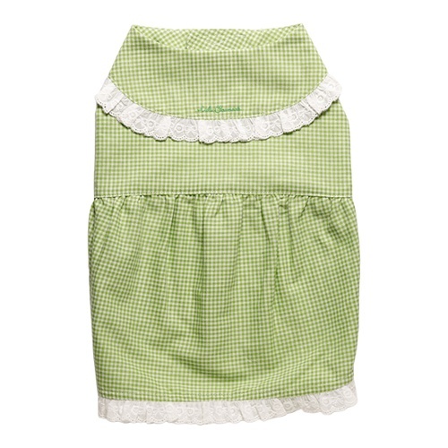 チェック柄ワンピース　グリーン　Ｍ