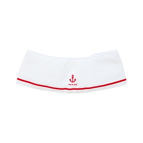 ペット用クールネック　マリン　レッド