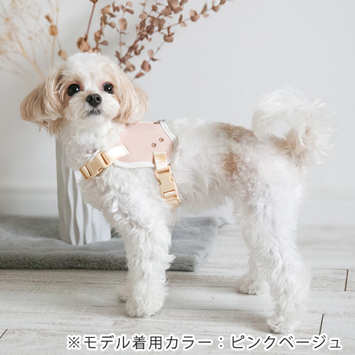 骨型ハーネス　ピンクベージュ　ＸＳ