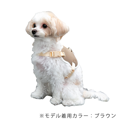 骨型ハーネス　ピンクベージュ　ＸＳ