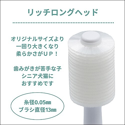 電動歯ブラシ　ＢＯＯＯＯＭプロ　替えブラシ　リッチロングヘッド