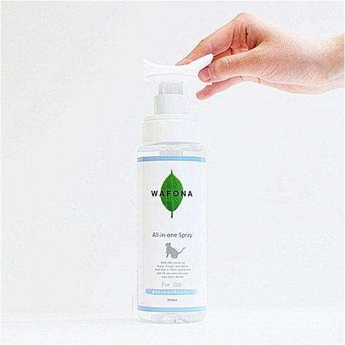 ＷＡＦＯＮＡ猫用オールインワンスプレー　コットン専用ボトル３００ｍｌ