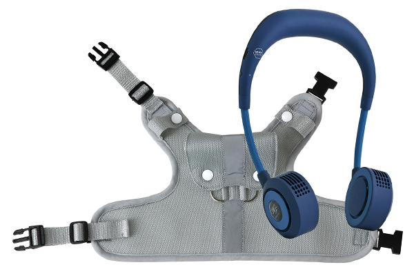 ハンズフリー扇風機ダブルファンのセット内容